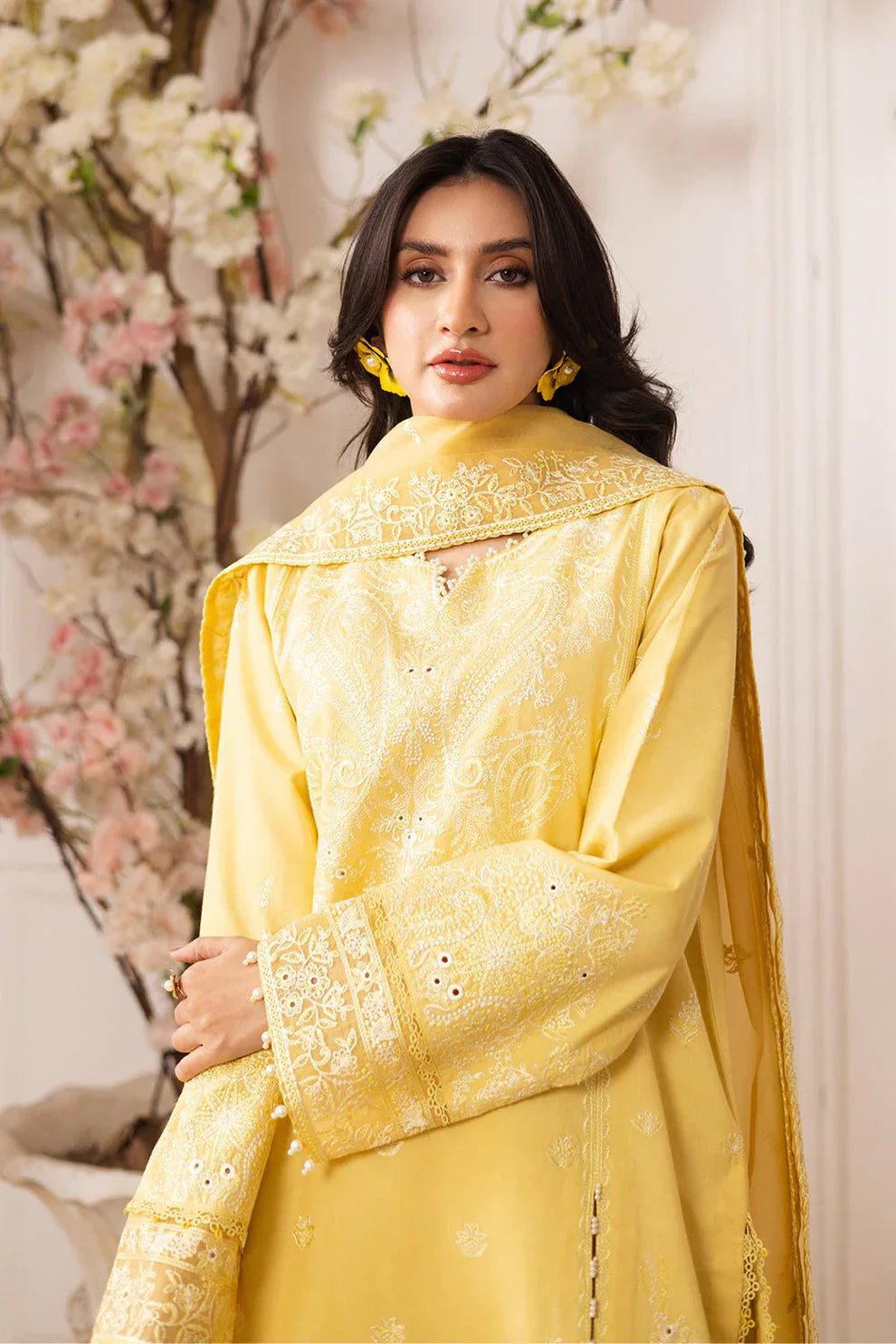 Maryum N Maria | Mira Luxury Lawn | MINA - FS50111 - Aqsa Fabrics