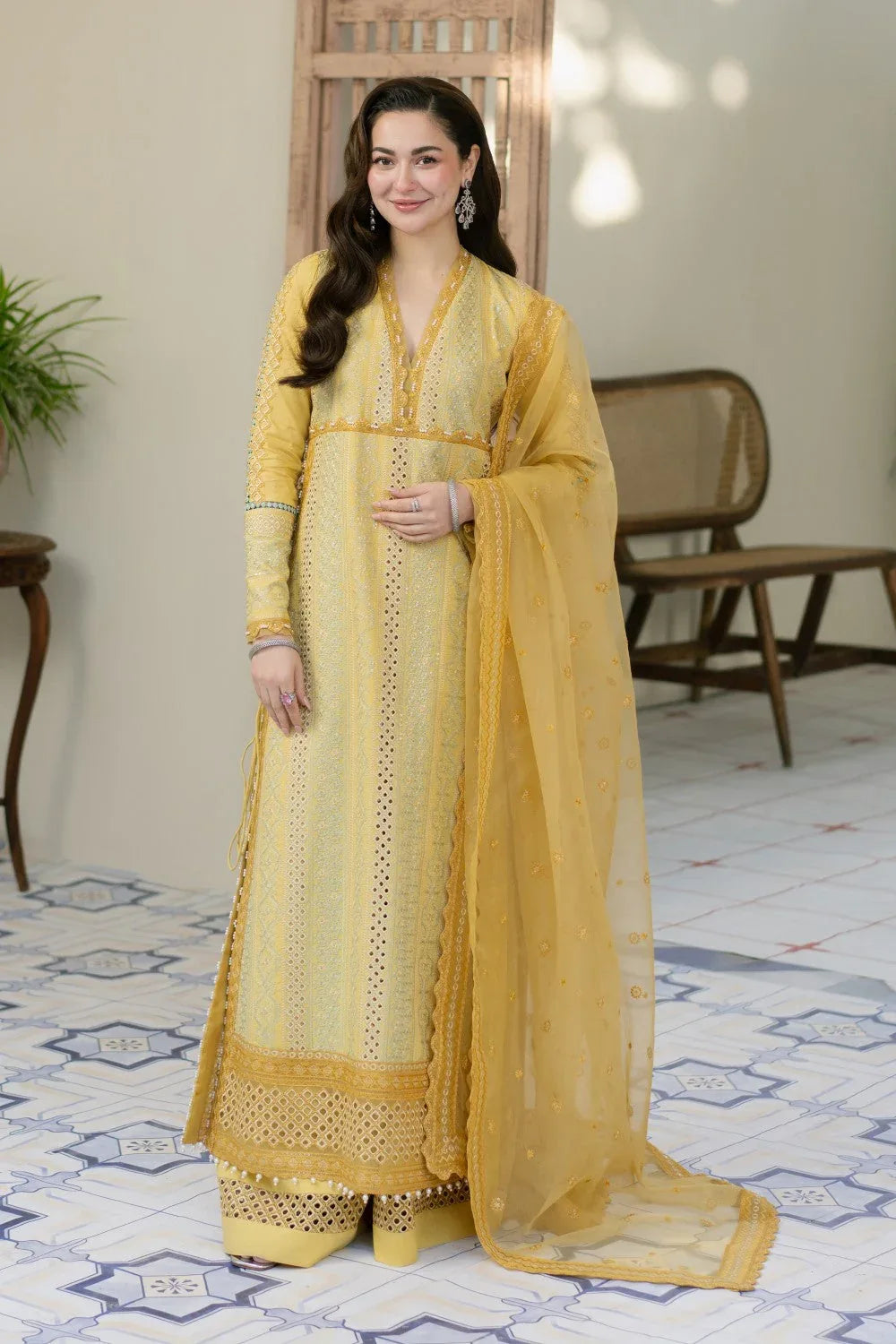 Maryum N Maria | Luxury Lawn 25 | AERIN - MS50111 - Aqsa Fabrics