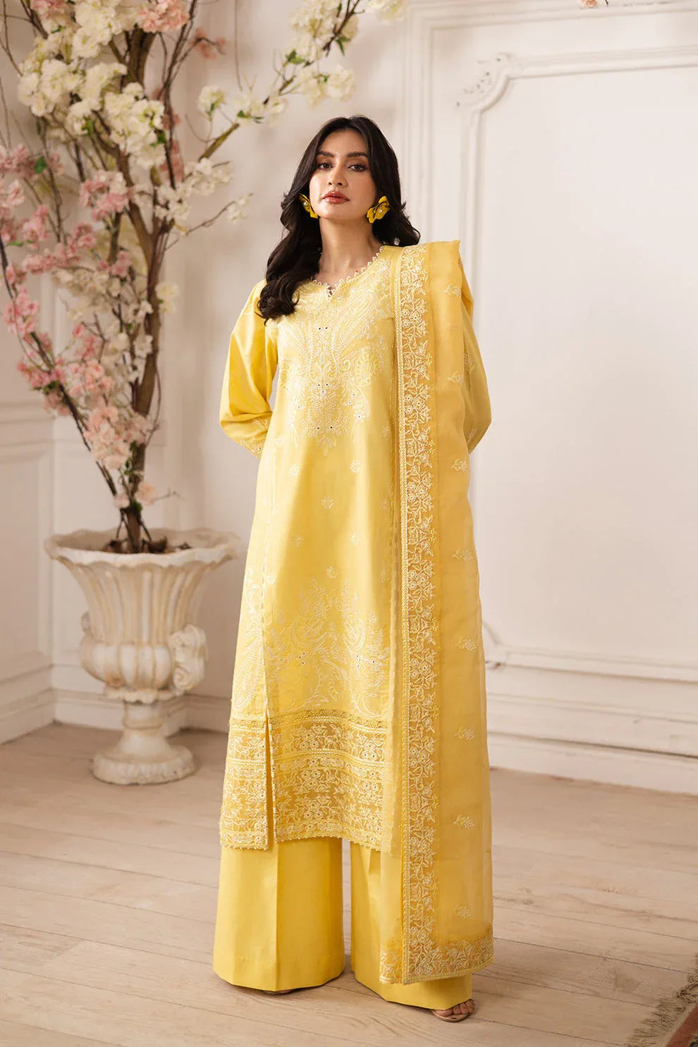 Maryum N Maria | Mira Luxury Lawn | MINA - FS50111 - Aqsa Fabrics