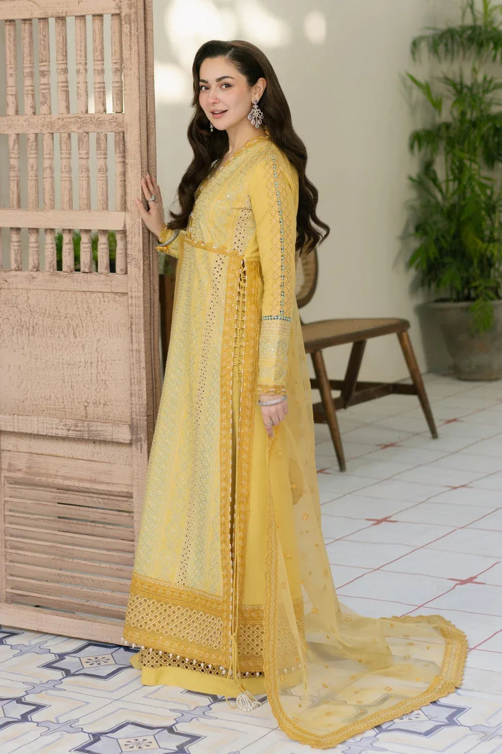 Maryum N Maria | Luxury Lawn 25 | AERIN - MS50111 - Aqsa Fabrics