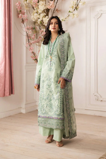 Maryum N Maria | Mira Luxury Lawn | ZINAT - FS50112 - Aqsa Fabrics