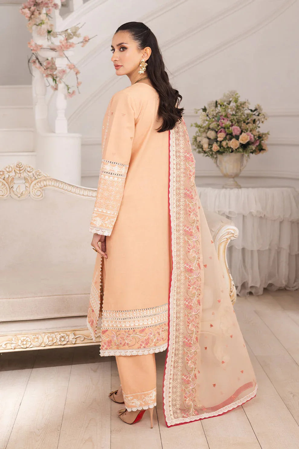Maryum N Maria | Mira Luxury Lawn | SIMIN - FS50113 - Aqsa Fabrics