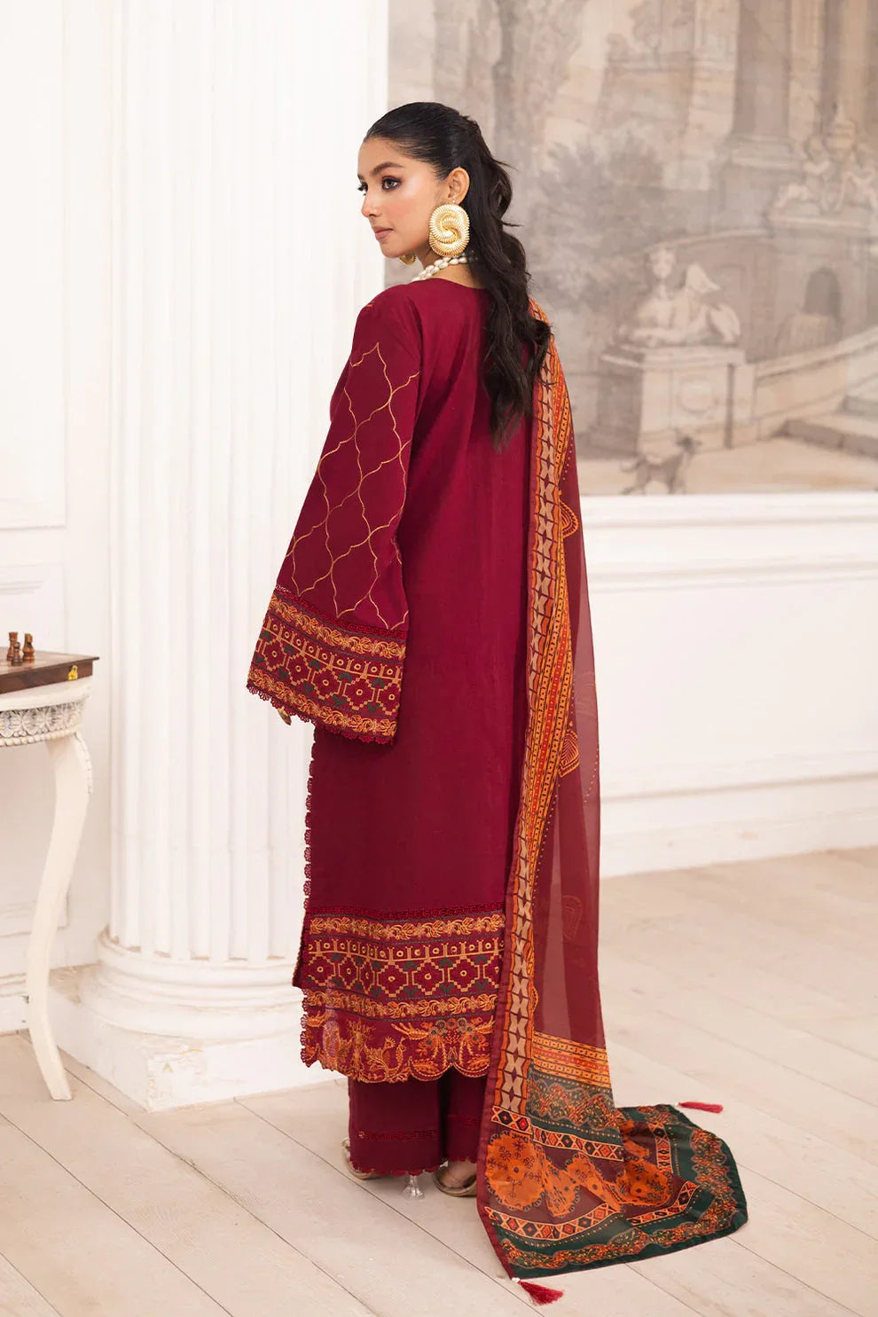 Maryum N Maria | Mira Luxury Lawn | SAHAR - FS50114 - Aqsa Fabrics