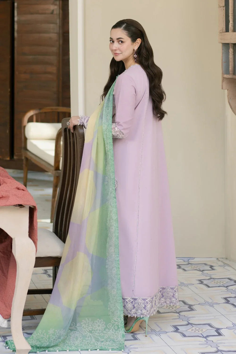 Maryum N Maria | Luxury Lawn 25 | ALEIA - MS50115 - Aqsa Fabrics
