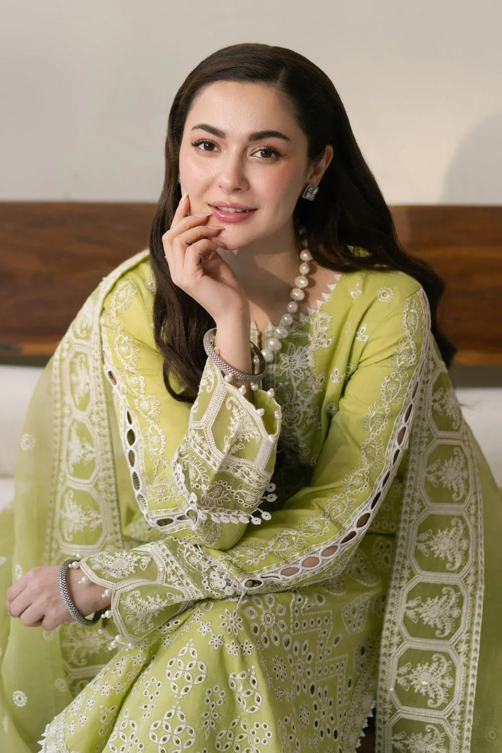 Maryum N Maria | Luxury Lawn 25 | ALIYA - MS50117 - Aqsa Fabrics