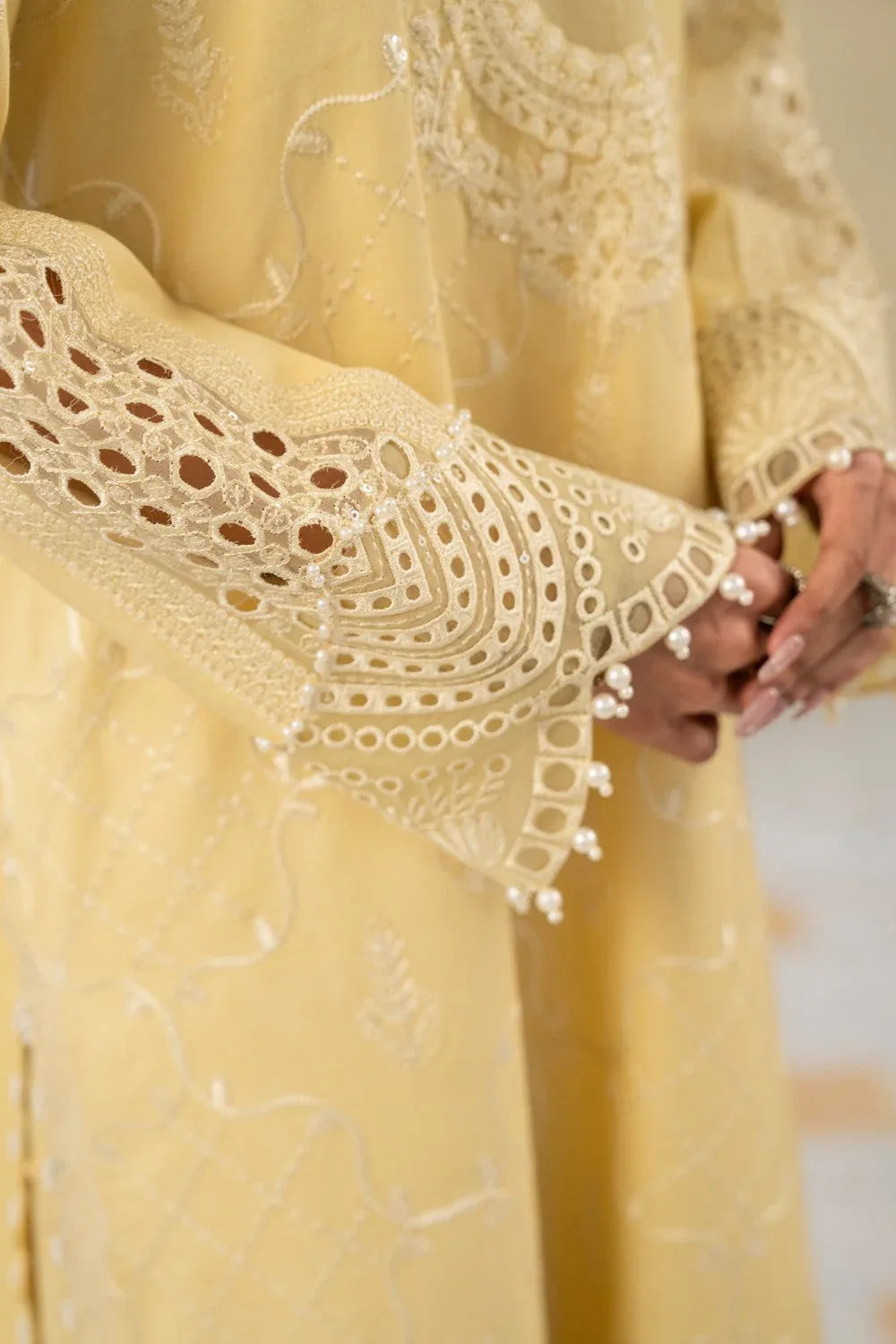 Maryum N Maria | Luxury Lawn 25 | ALZENA - MS50121 - Aqsa Fabrics