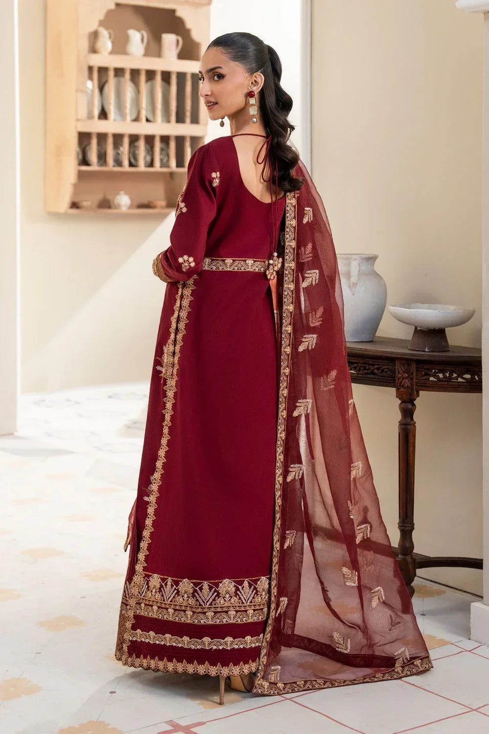 Maryum N Maria | Luxury Lawn 25 | ALAA - MS50125 - Aqsa Fabrics