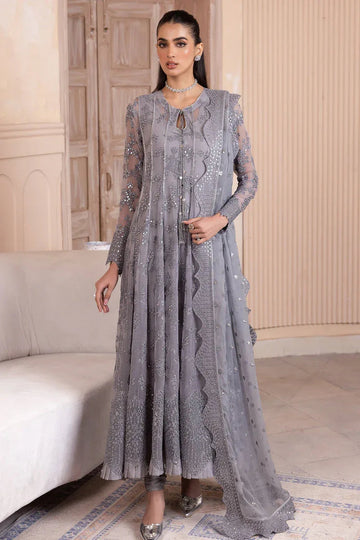 Jazmin | Formals Collection | CHIFFON UC-3045 - Aqsa Fabrics
