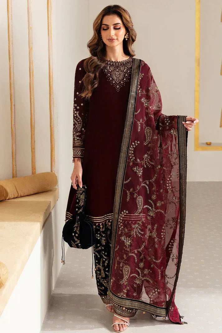 Jazmin | Velvet 23 | VF-2018 - Aqsa Fabrics
