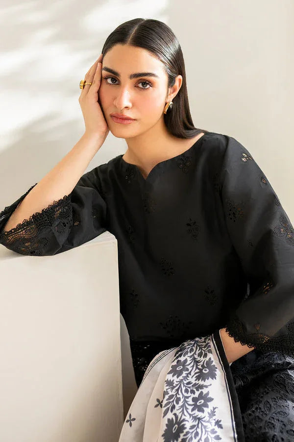 Baroque | Luxury Pret 24 | LAWN UF-674 - Aqsa Fabrics