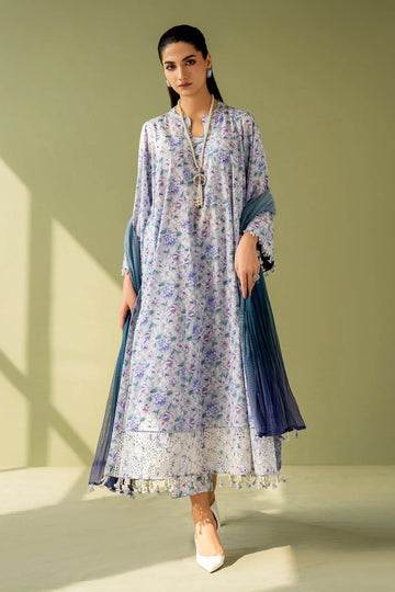 Baroque | Eid Printique | EMBROIDERED PRINTED LAWN UF-4167 - Aqsa Fabrics