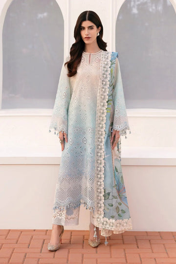 Baroque | Eid Printique | EMBROIDERED PRINTED LAWN UF-4185 - Aqsa Fabrics