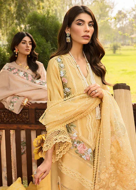 Saira Shakira | Luxury Pret | Daffodil - Aqsa Fabrics
