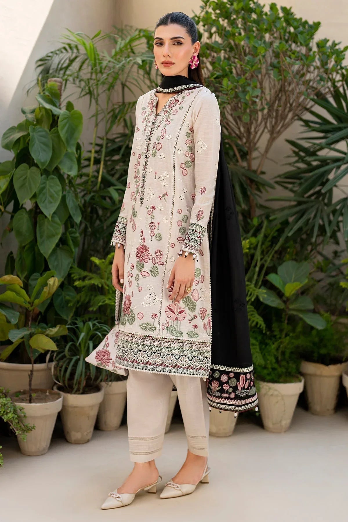 Jazmin | Irish Lawn SS 24 | D8 - Aqsa Fabrics