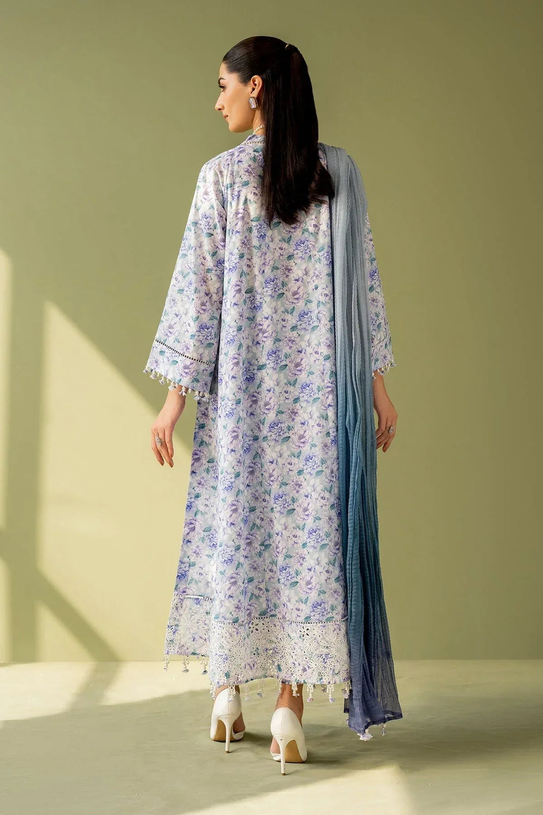 Baroque | Eid Printique | EMBROIDERED PRINTED LAWN UF-4167 - Aqsa Fabrics