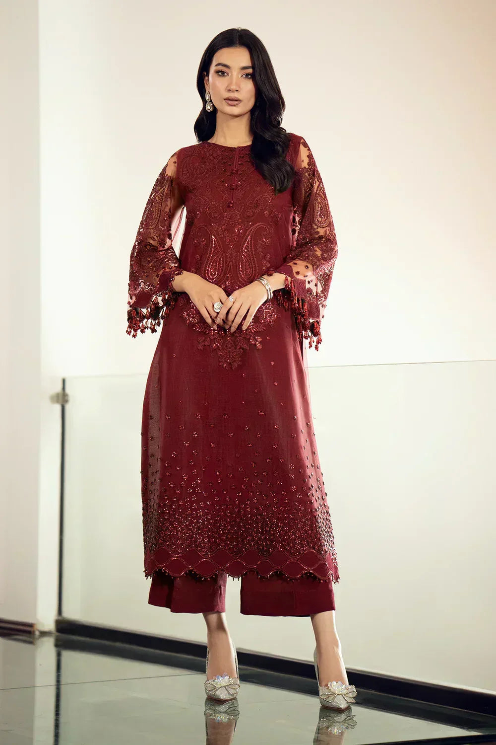 Baroque | Formals Collection | UF-507 - Aqsa Fabrics