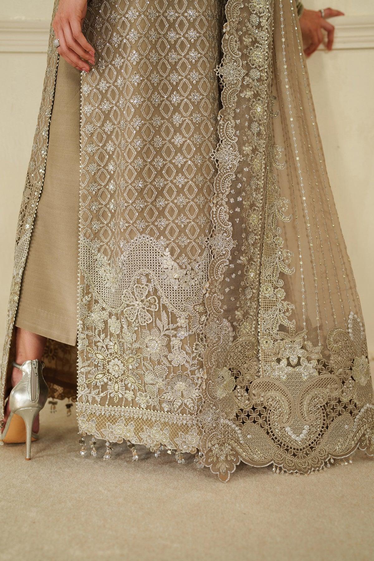 EMBROIDERED CHIFFON CH14-08 STITCHED