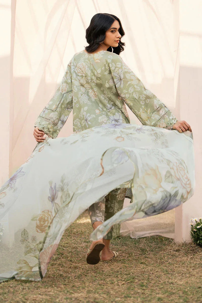 Baroque | Luxury Pret 24 | LAWN UF-596 - Aqsa Fabrics