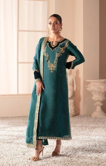 Ajr Couture | Symphony Luxe Festive 25 | Jade - Aqsa Fabrics