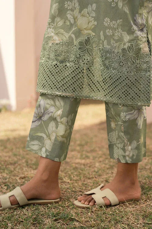 Baroque | Luxury Pret 24 | LAWN UF-596 - Aqsa Fabrics
