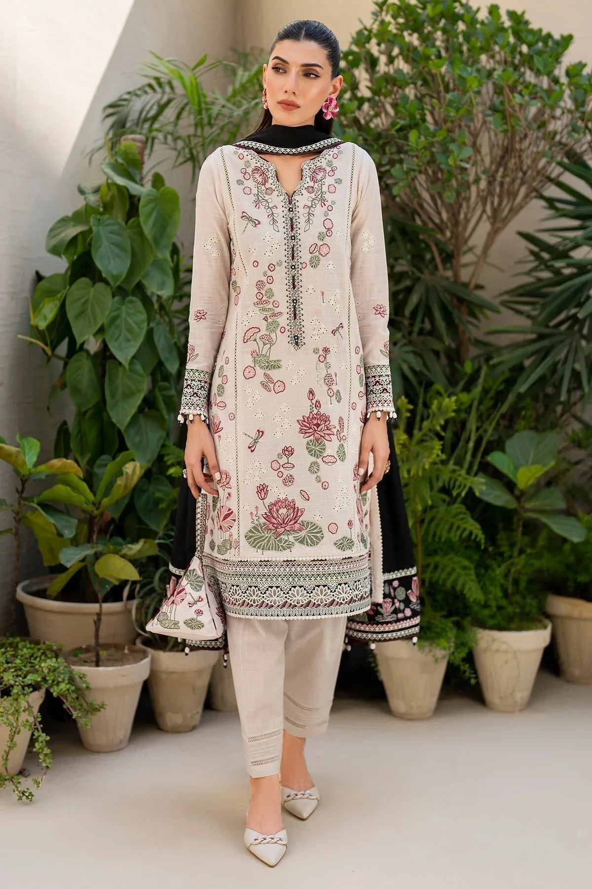 Jazmin | Irish Lawn SS 24 | D8 - Aqsa Fabrics