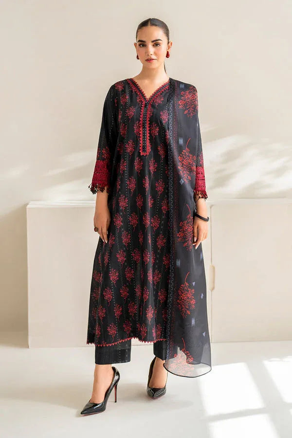 Baroque | Luxury Pret 24 | LAWN UF-675 - Aqsa Fabrics
