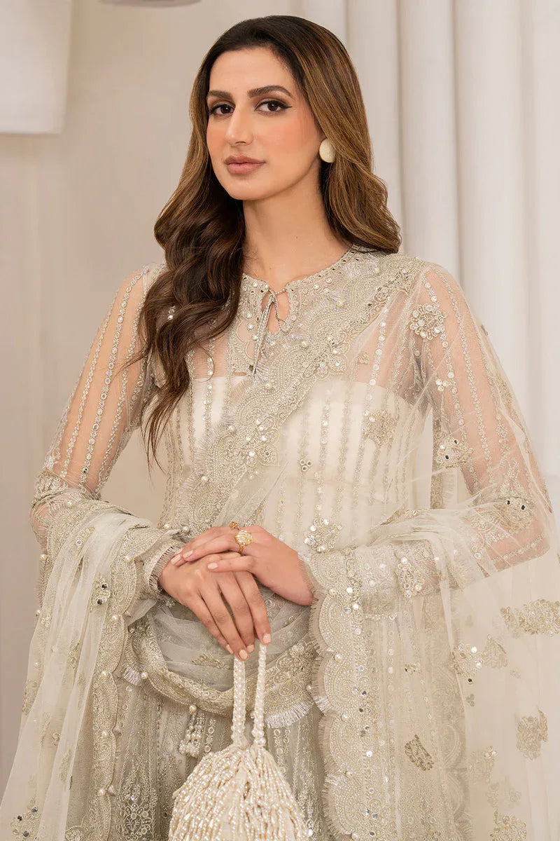 Jazmin | Formals Collection | NET UN-4016 - Aqsa Fabrics