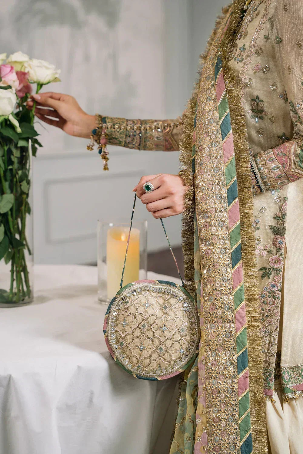Baroque | Chantelle Embroidered Collection | CH12-04 - Aqsa Fabrics