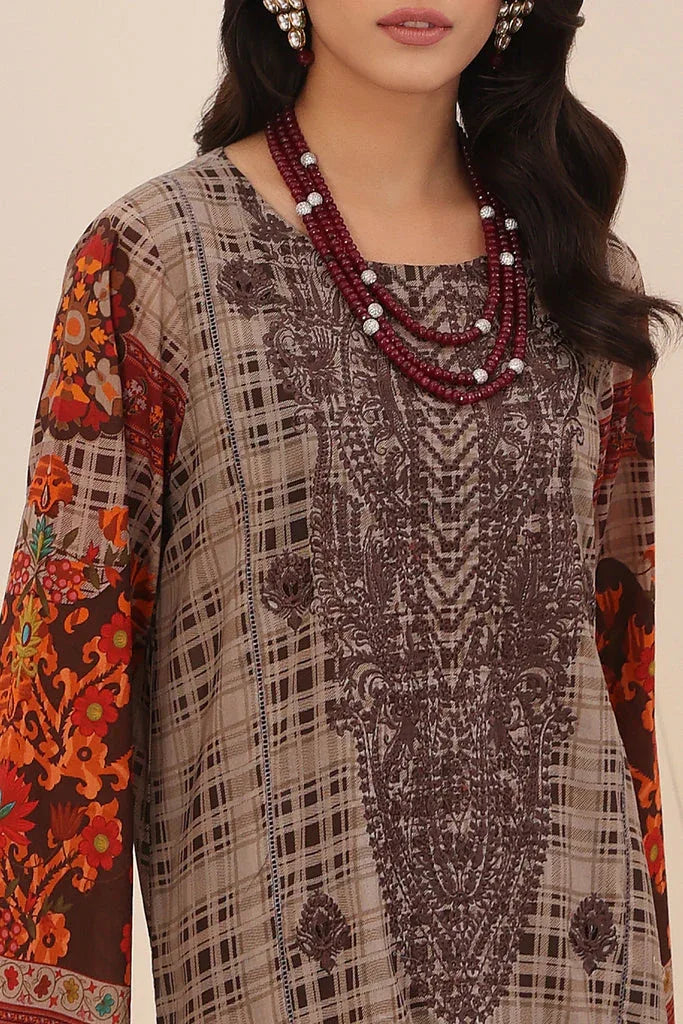 Charizma | Naranji Embroidered Lawn 24 | CN4-010 - Aqsa Fabrics