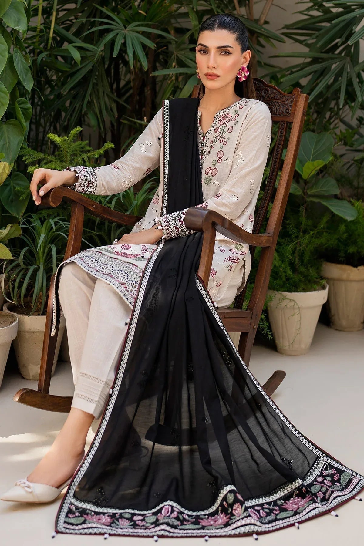 Jazmin | Irish Lawn SS 24 | D8 - Aqsa Fabrics
