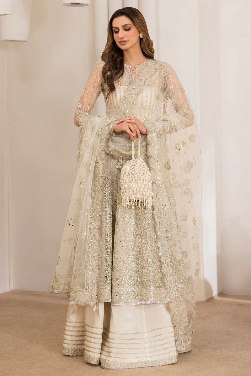 Jazmin | Formals Collection | NET UN-4016 - Aqsa Fabrics