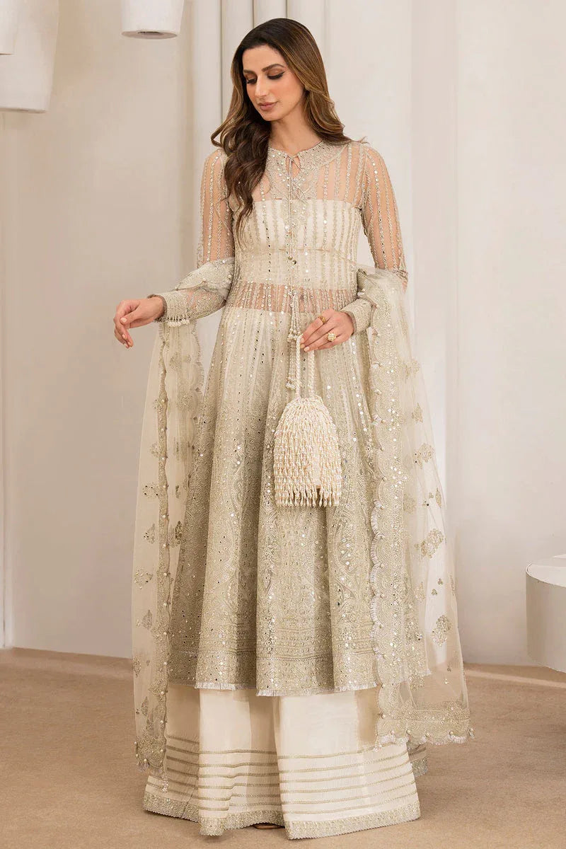 Jazmin | Formals Collection | NET UN-4016 - Aqsa Fabrics