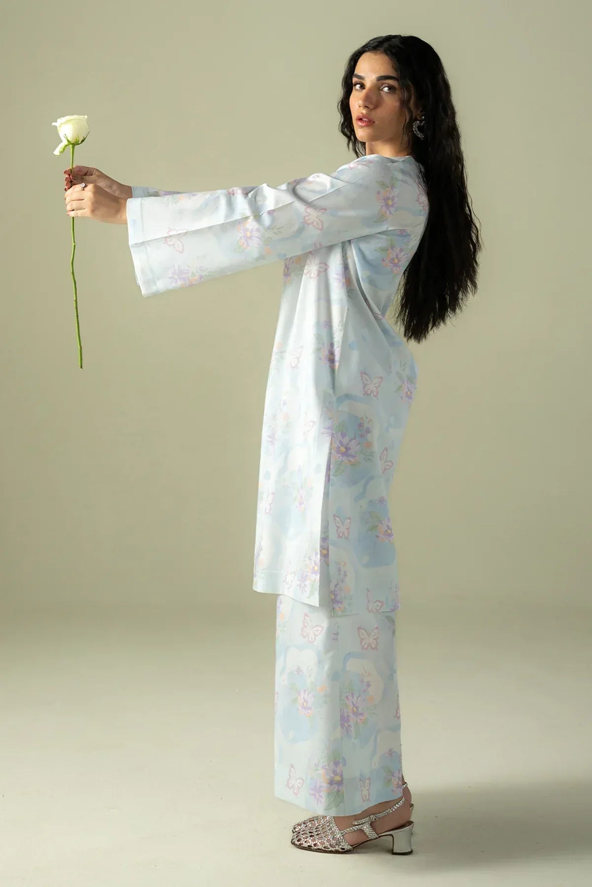 Afrozeh | Cords | Icy Muse - Aqsa Fabrics