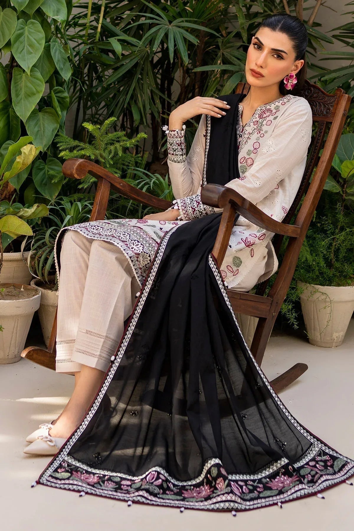 Jazmin | Irish Lawn SS 24 | D8 - Aqsa Fabrics