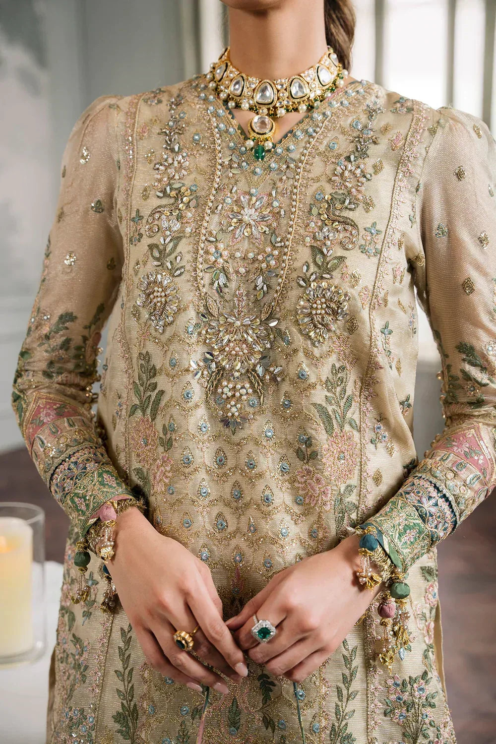 Baroque | Chantelle Embroidered Collection | CH12-04 - Aqsa Fabrics