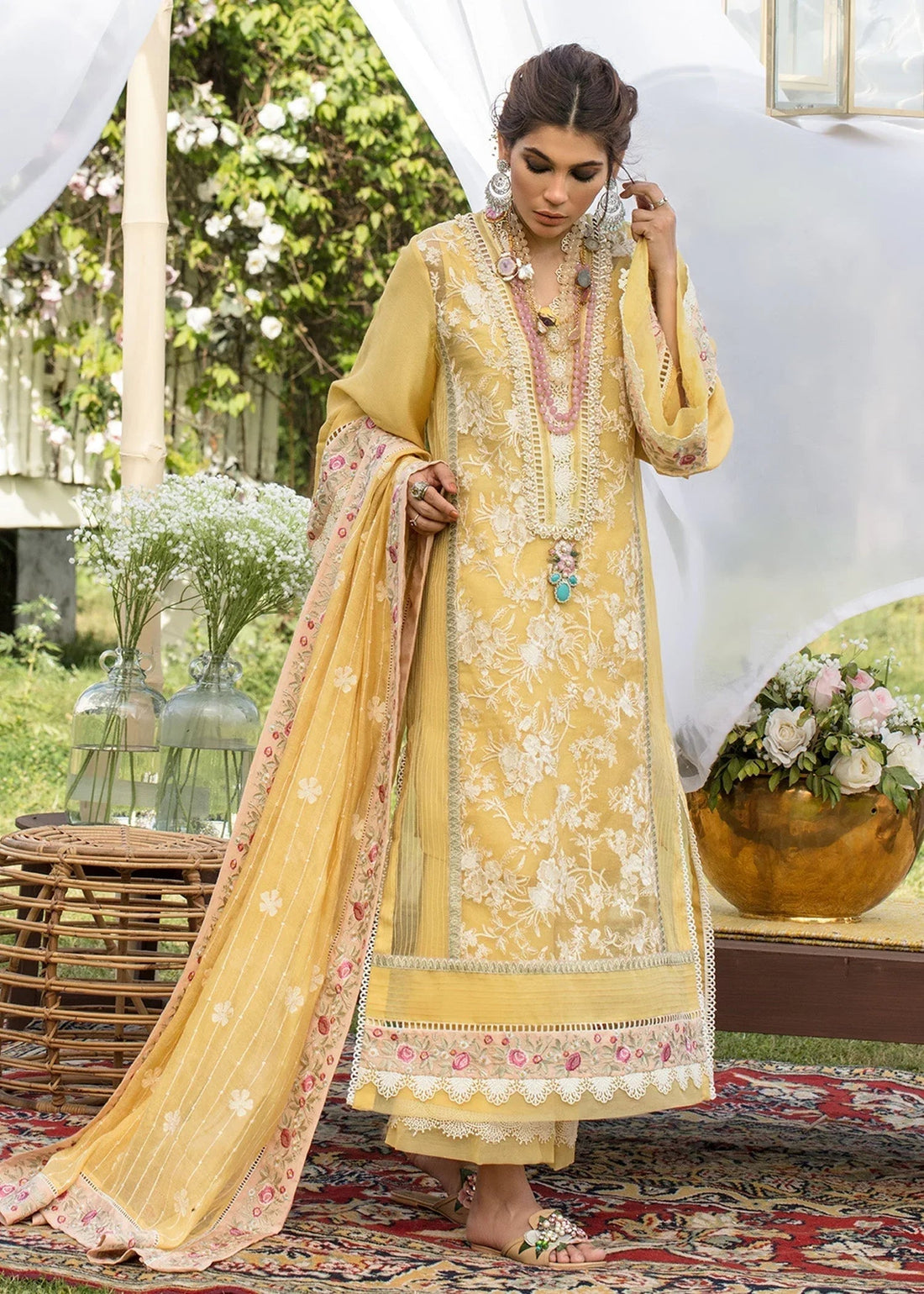 Saira Shakira | Luxury Pret | Sunshine - Aqsa Fabrics