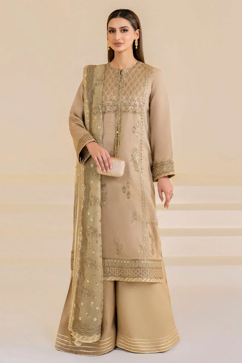 Jazmin | Formals Collection | Raw Silk UR-7024 - Aqsa Fabrics