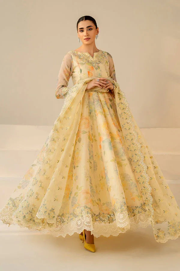 Baroque | Luxury Pret 25 | EMBROIDERED COTTON PATTI PR-1180 - Aqsa Fabrics