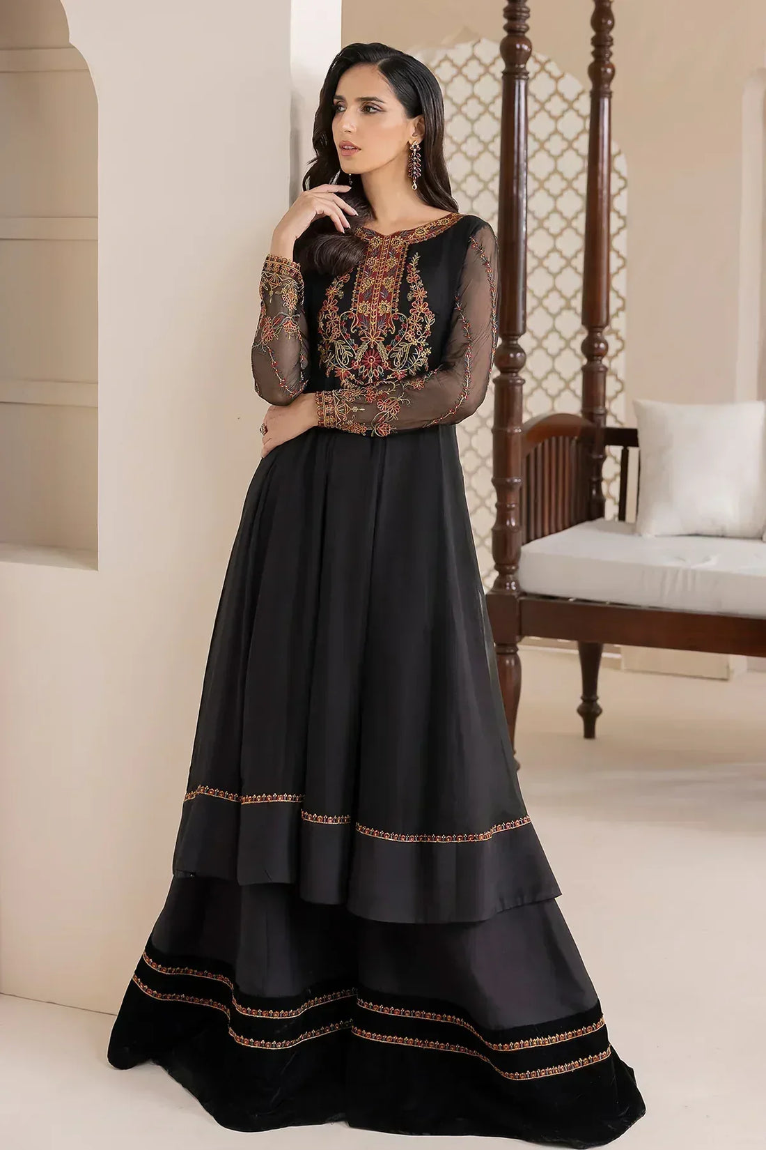 Baroque | Formals Collection | UF-417 - Aqsa Fabrics