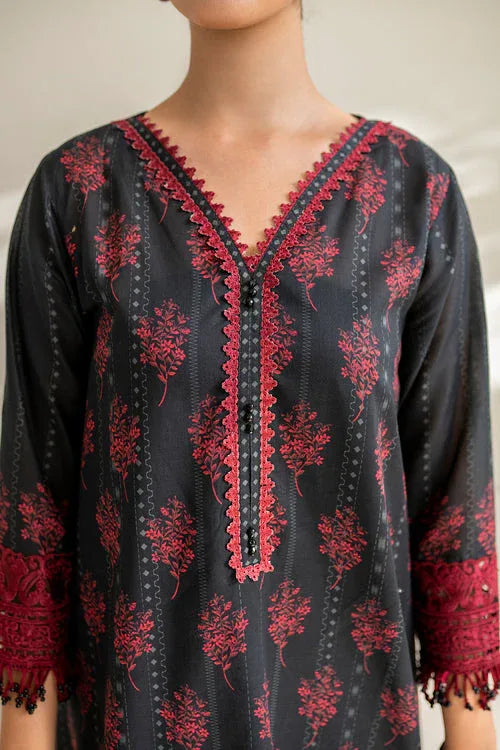 Baroque | Luxury Pret 24 | LAWN UF-675 - Aqsa Fabrics