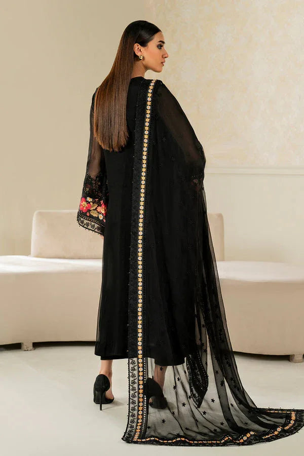Baroque | Luxury Pret 25 | EMBROIDERED CHIFFON PR-1144 - Aqsa Fabrics