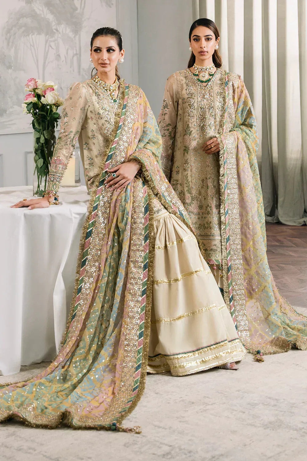 Baroque | Chantelle Embroidered Collection | CH12-04 - Aqsa Fabrics