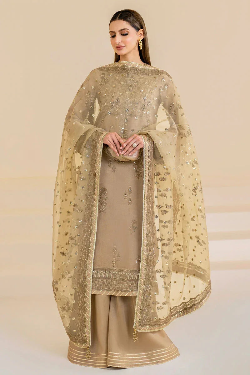 Jazmin | Formals Collection | Raw Silk UR-7024 - Aqsa Fabrics