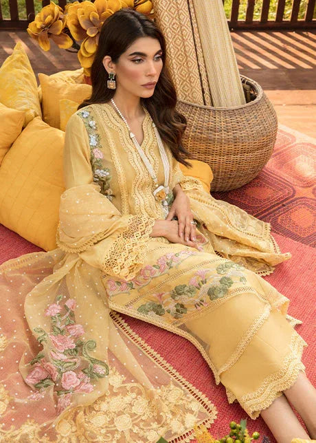 Saira Shakira | Luxury Pret | Daffodil - Aqsa Fabrics