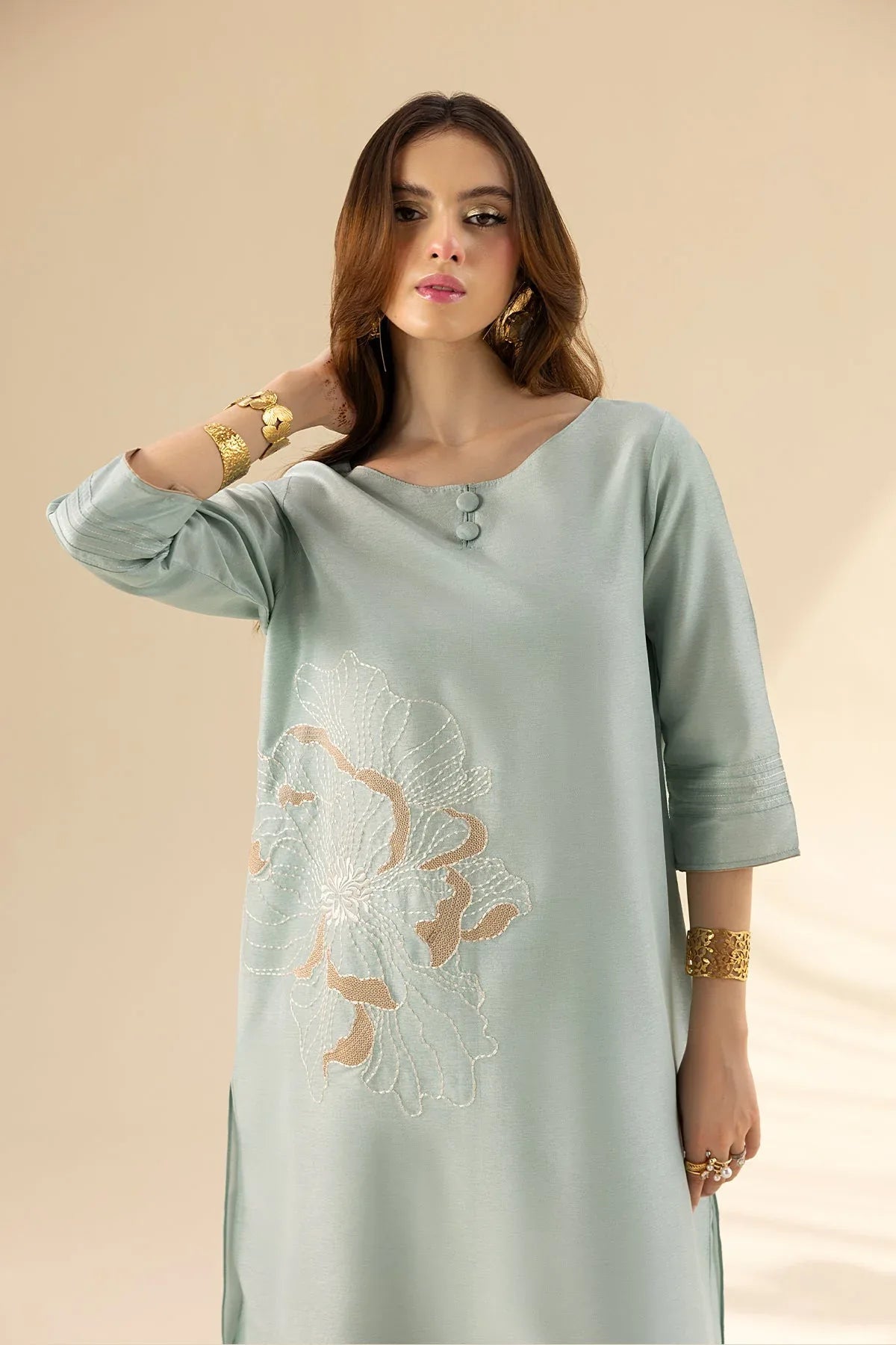 Erum Khan | Lillia Summer Edit | Aqua Breeze - Aqsa Fabrics