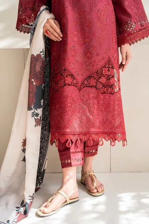 Baroque | Luxury Pret 24 | LAWN UF-676 - Aqsa Fabrics