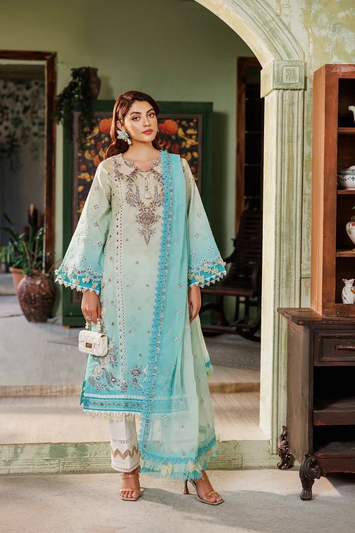 Alizeh | Maahi Vol 2 | AF-EPL-7016-ZARI - Aqsa Fabrics
