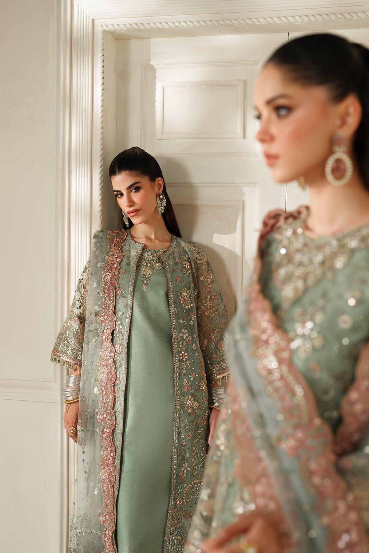 EMBROIDERED NET CH14-06 STITCHED
