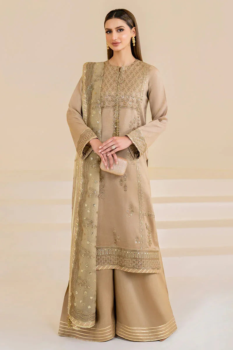 Jazmin | Formals Collection | Raw Silk UR-7024 - Aqsa Fabrics