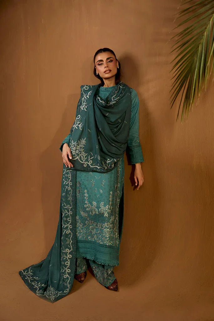 Sobia Nazir | Winter Shawl 25 | Design 5A - Aqsa Fabrics